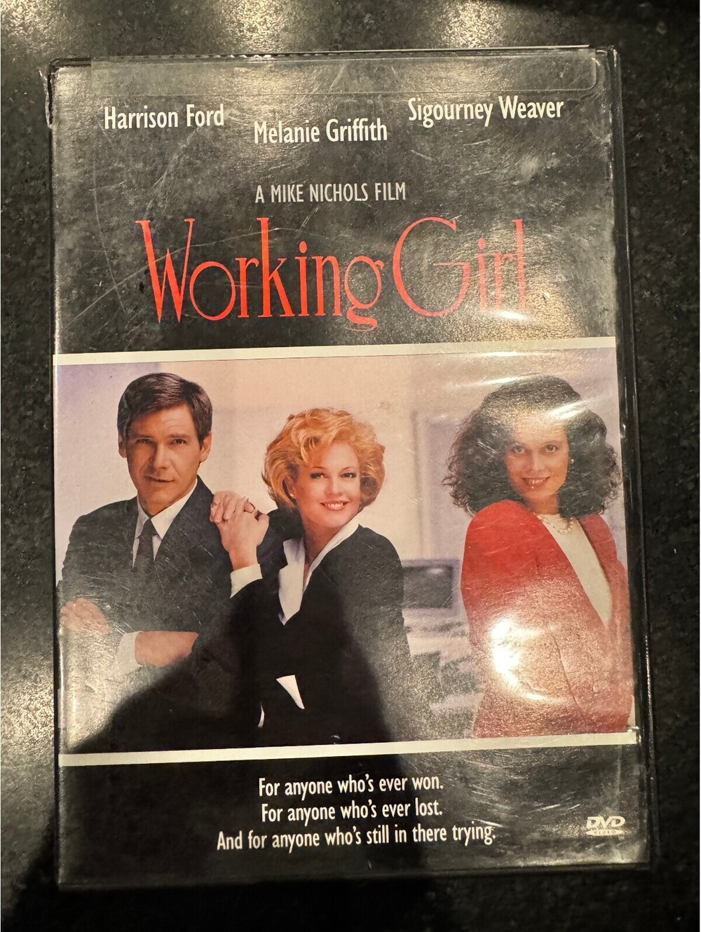 Working Girl DVD (1999) Harrison Ford Melanie Griffith - Vintage Shopko Case Art